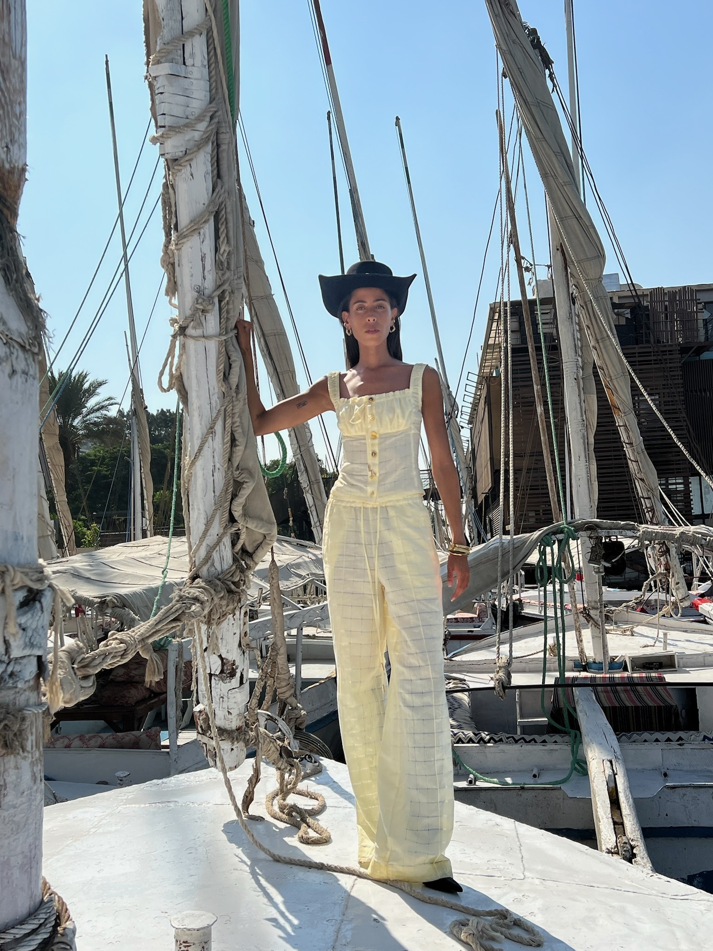 Limoncello Cotton Trousers