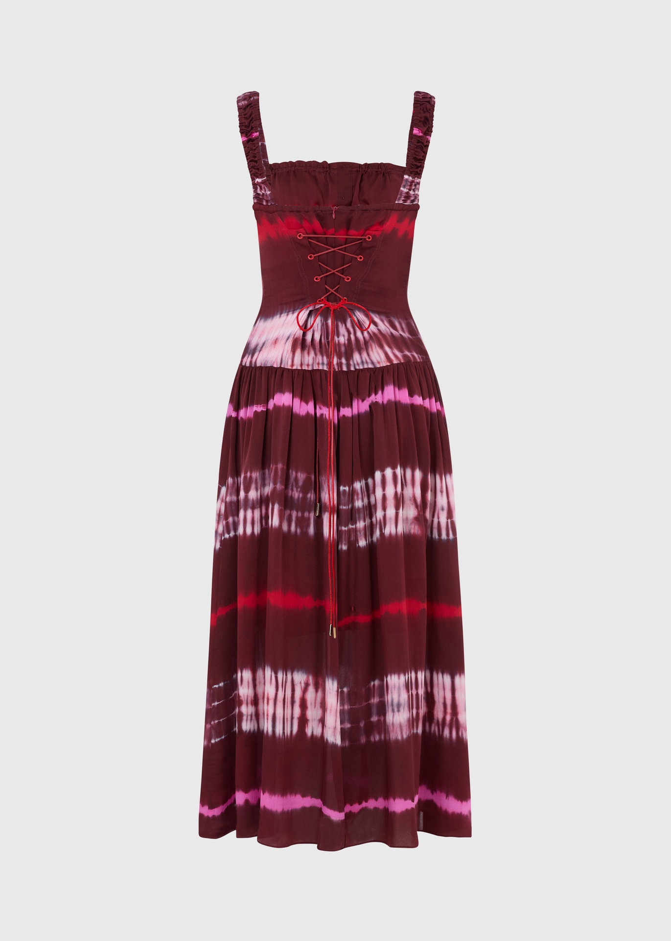 Gianna green silk dress