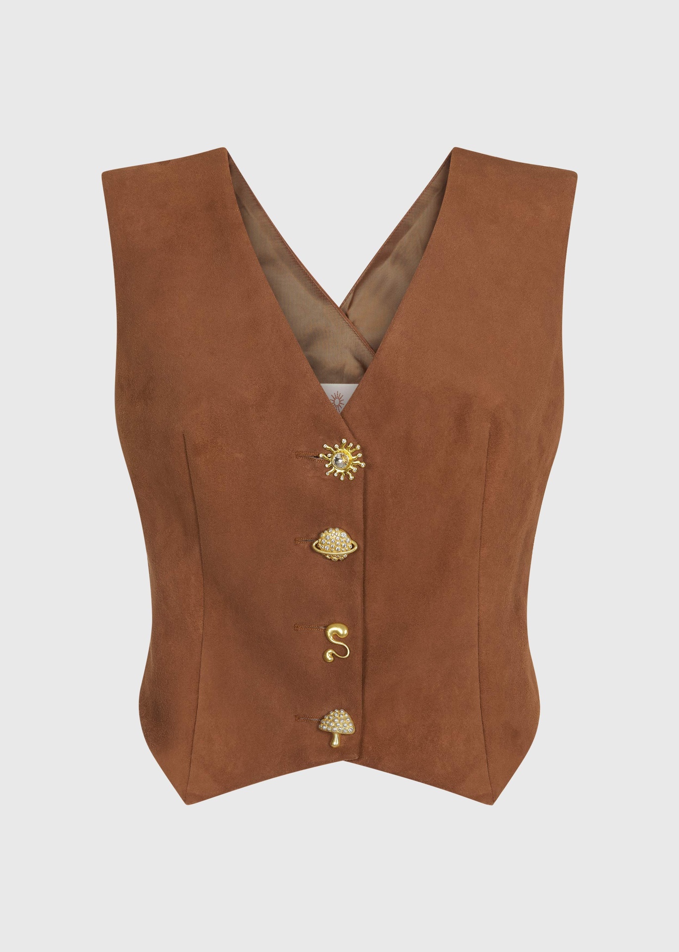 Saddleback Suede Vest (UK6)