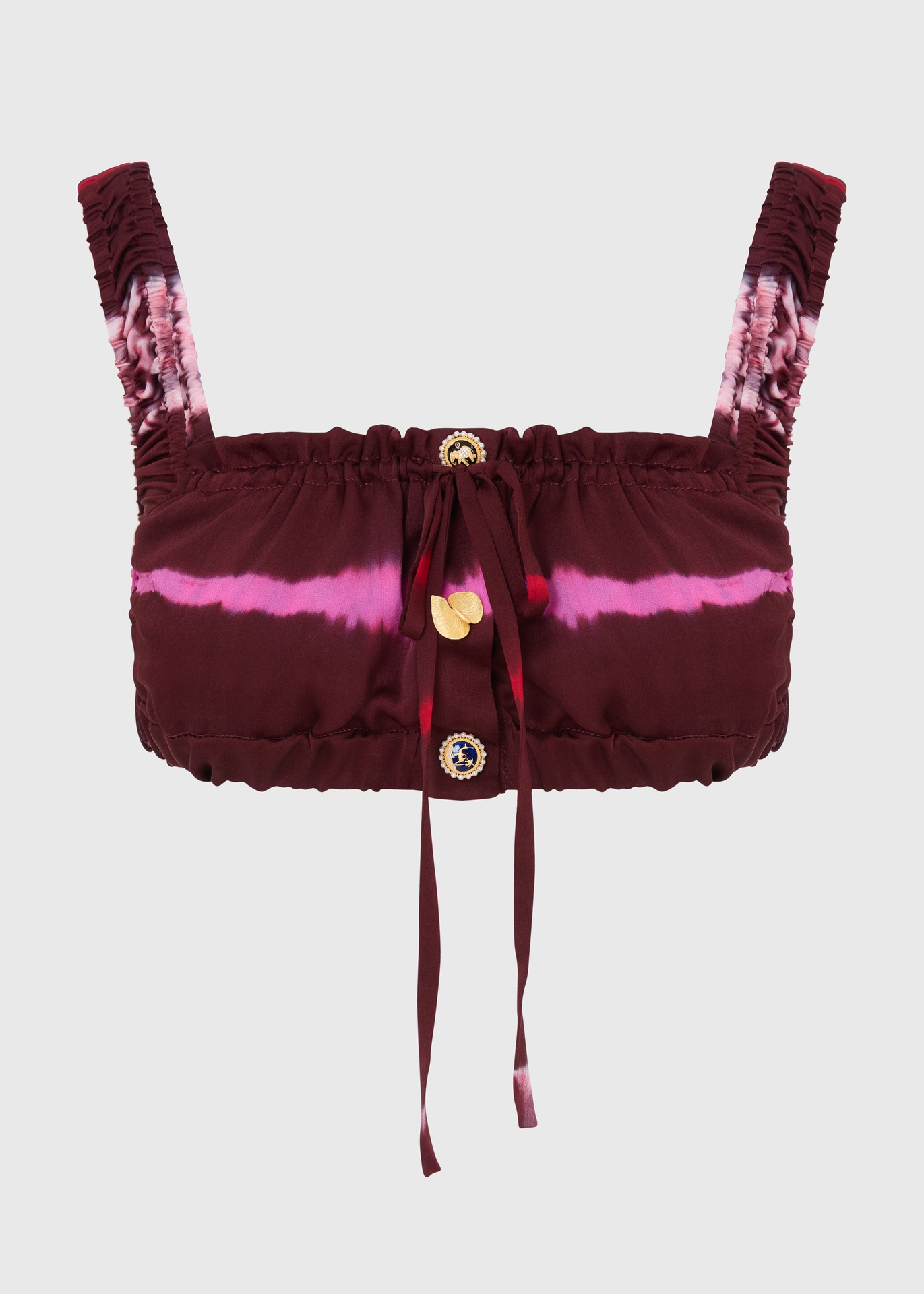 Soleia Red Silk Bralette (UK6)