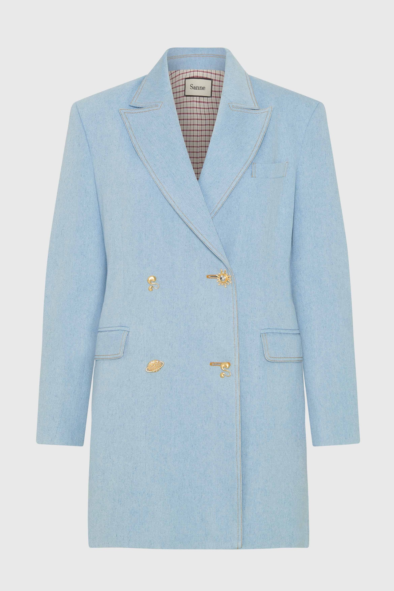 Stellar Sky Denim Blazer (UK6)