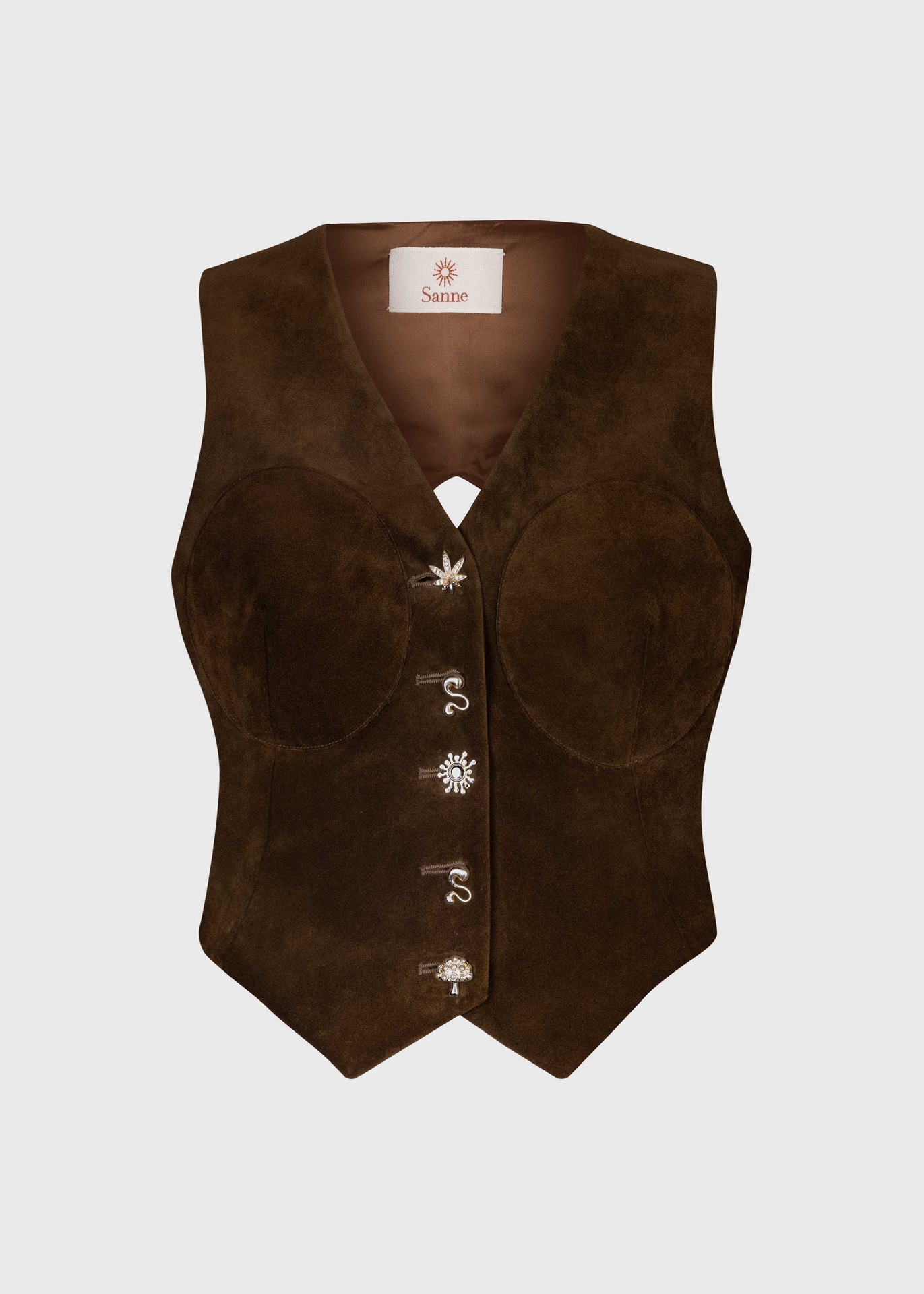 Suede Backless Vest (UK6)