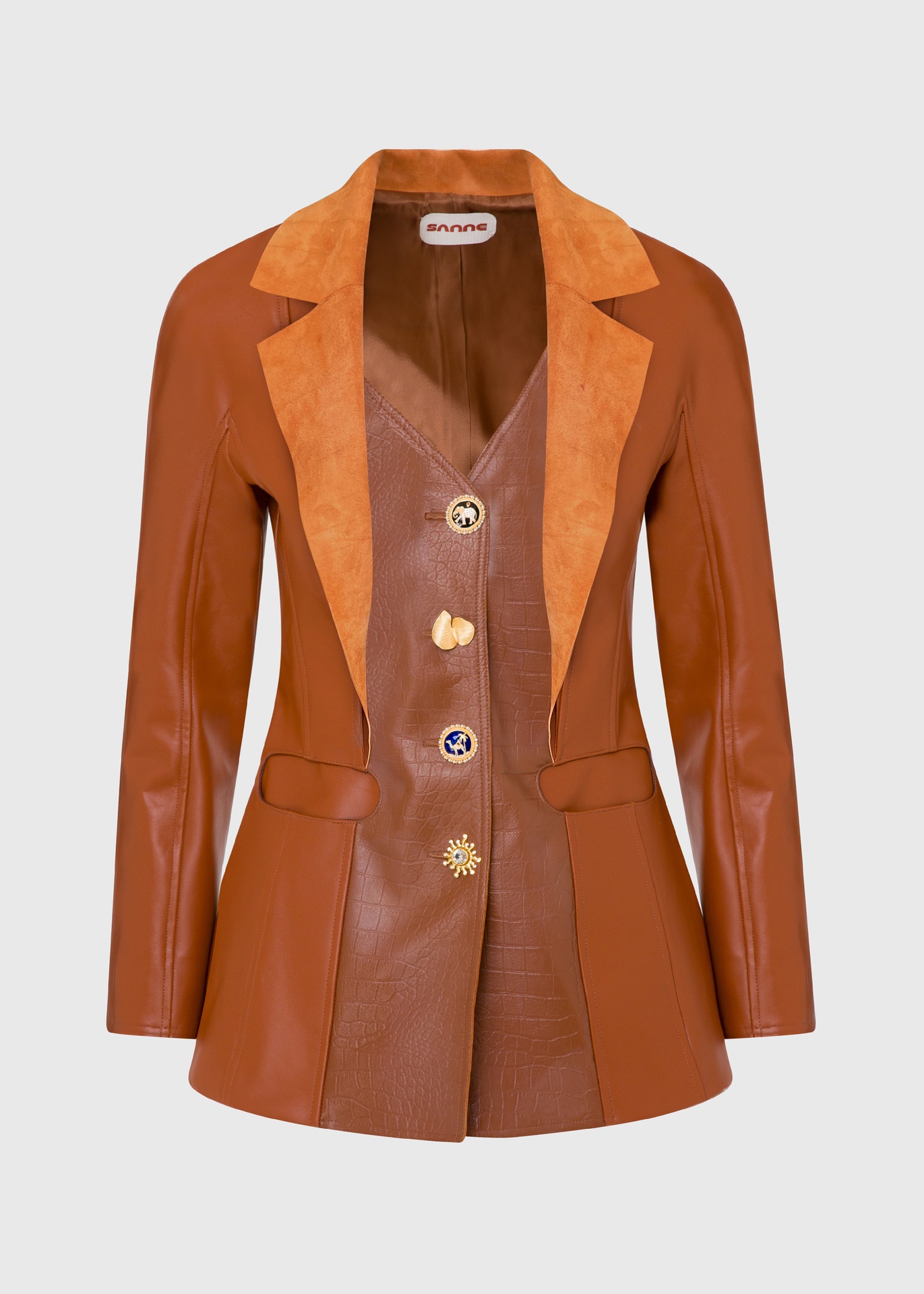 Terra luxe leather jacket (UK6)