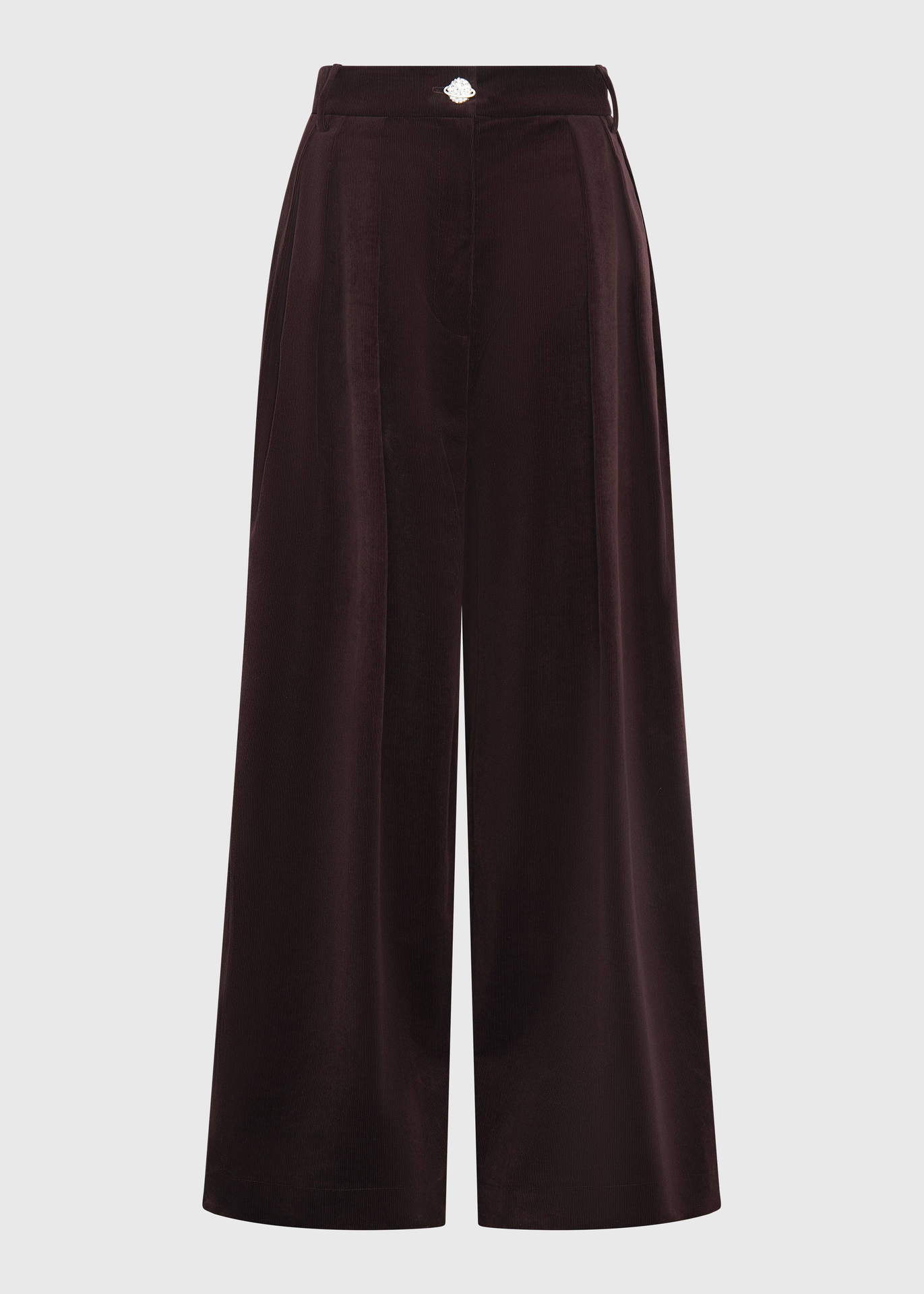 Cocoa Wide Leg Trousers (UK6)