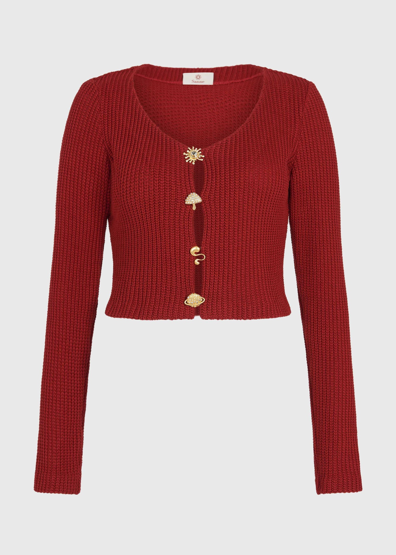 Cherry Luxe Knit Cardigan (UK6)