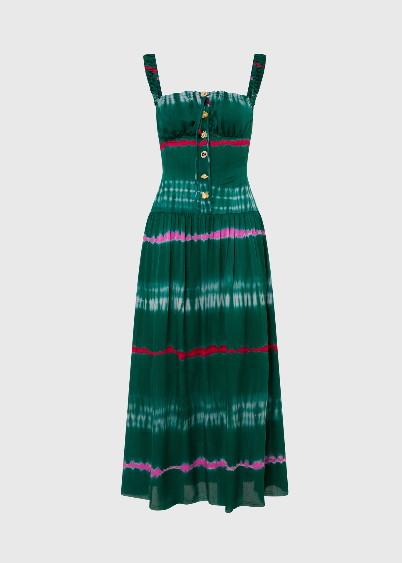 Gianna green silk dress (UK6, UK6)