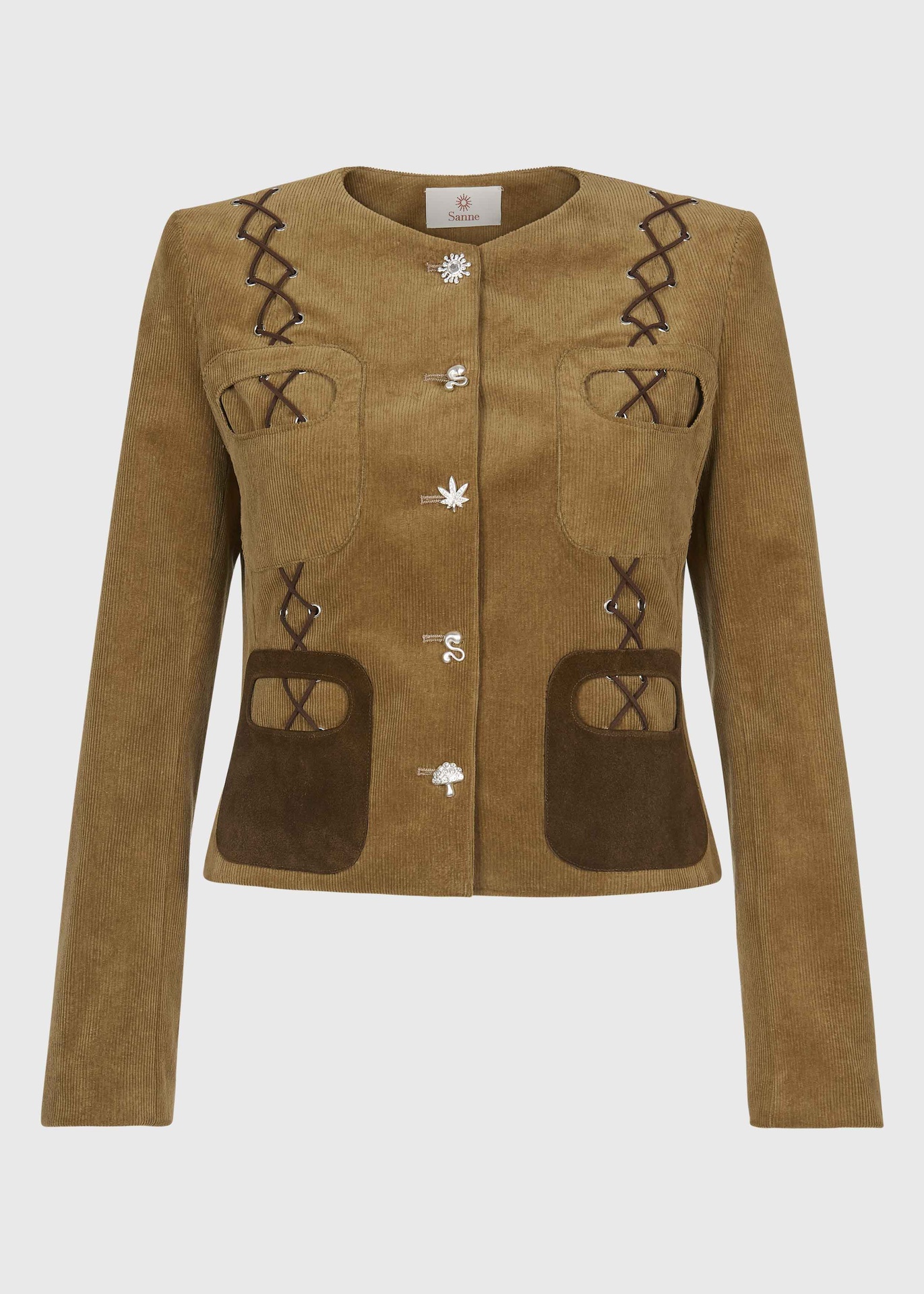 Khaki Trails Jacket (UK6)