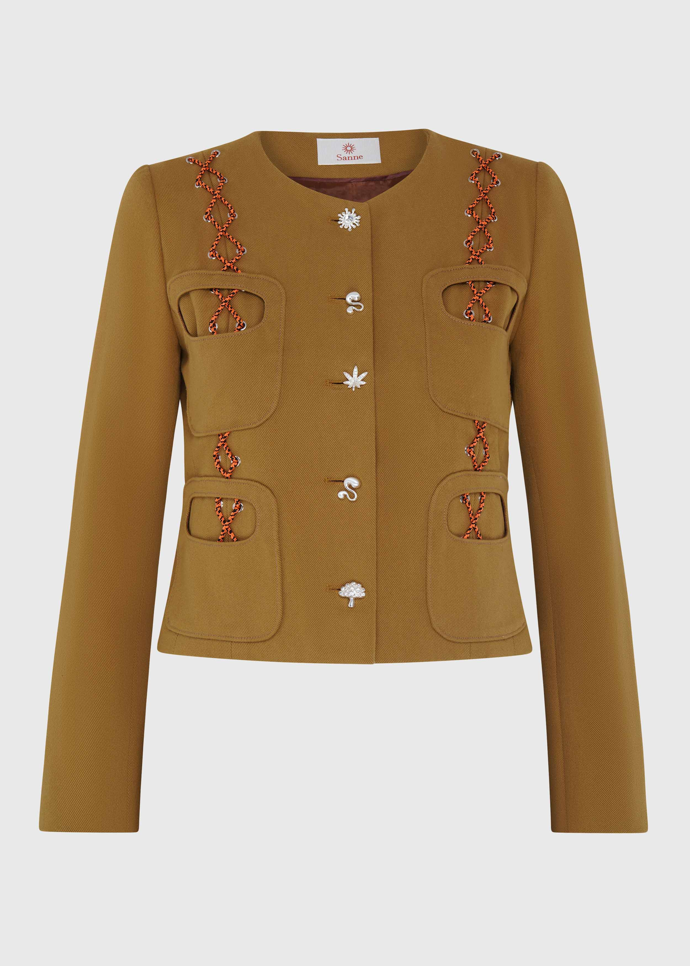 Olive Trails Jacket (UK6)